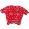 Supreme × Hanes 22FW Bandana Tagless Tee 2-pack RED画像