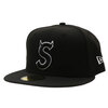 Supreme 22FW S Logo New Era BLACK画像