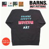BARNS 90s クルーネック プリント スウェット OCMOA BR-22344画像