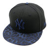 NEW ERA 9FIFTY Leopard Camo レオパードカモ ニューヨーク・ヤンキース ブラック ネイビーレオパードカモバイザー 13328210画像