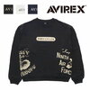 AVIREX クルーネック スウェット プリント 6123442画像