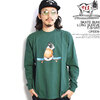 The Endless Summer TES SKATE BUHI LONG SLEEVE T-SHIRT -D.GREEN- FH-2774318画像