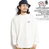 The Endless Summer TES ORGANIC COTTON HUNTINGTON BIG LONG SLEEVE T-SHIRT -WHITE- FH-2774301画像