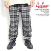 COOKMAN Chef Pants Wool Mix Tartan Black -BLACK- 231-23834画像