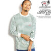 The Endless Summer TES HUNTINGTON BORDER LONG SLEEVE T-SHIRT -GREEN- FH-2774300画像