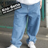 Kno-betta 999 BAGGY DENIM PANTS CARPENTER BLUE画像