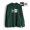 NEW ERA L/S BOX LOGO TEE GREEN 13330972画像
