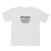 WTAPS INGREDIENTS TEE WHITE 221PCDT-ST02S画像