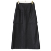 ATON WOOL SAXONY STRAIGHT SKIRT SKAGNW0900画像