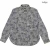 衣櫻 Lot.SA-1491 9oz デニムジャガード素材 長袖レギュラーシャツ "和迷彩"画像