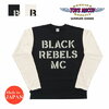 TOYS McCOY LONG SLEEVE TEE BLACK REBELS MC "B・R・M・C" TMC2253画像