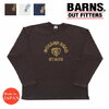 BARNS 90'sプリント 9分袖ロングスリーブTシャツ BR-22402画像