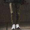 GLIMCLAP Used processing & hem oval rib design color pants 13-262-GLA-CC画像