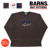 BARNS 90'sプリント 9分袖ロングスリーブTシャツ BR-22403画像