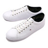 TOMMY HILFIGER ESSENTIAL LEATHER SNEAKER WHITE画像