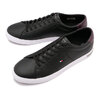 TOMMY HILFIGER ESSENTIAL LEATHER DETAIL VULC BLACK画像