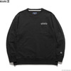 ROARK REVIVAL "MEDIEVAL" CREW POCKET SWEAT (BLACK) RSWJ871画像