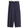 AUBETT ウールギャバジンワイドストレートパンツ 22-02-012画像