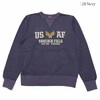 Buzz Rickson's SET-IN CREW SWEAT SHIRT - U.S.A.F. HANCOCK FIELD - BR69063画像
