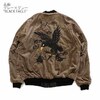 TAILOR TOYO Velveteen Souvenir Jacket - BLACK EAGLE X JAPAN MAP - TT15175-115画像
