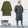 TAION ミリタリー クルーネック ダウンコート TAION-104BML-1LONG画像