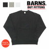 BARNS 吊り編み クルーネック スウェット BR-9991画像