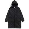 TAION パイピングフード ロングダウンコート TAION-1062CI-LONG画像