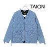 TAION MILITARY W-ZIP V NECK DOWN JKT TAION-101ZML-1画像