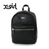 X-girl AUX LEATHER MINI DAY PACK BLACK 105215053006画像