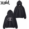X-girl × Champion REVERSE WEAVE HOODIE 105224012002画像