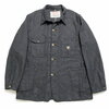 SUGAR CANE FICTION ROMANCE 12oz. INDIGO COTTON TWEED WORK COAT SC15207画像