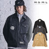 MSML/MUSIC SAVED MY LIFE EMBROIDERY WORK JACKET M1-02B5-JK06画像