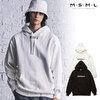 MSML/MUSIC SAVED MY LIFE BLACK LETTER HOODIE M1-02B5-CL52画像