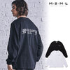 MSML/MUSIC SAVED MY LIFE BLACK LETTER LOGO L/S T-SHIRT M1-02B5-CL04画像