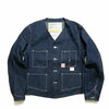 HEADLIGHT by SUGAR CANE 10oz. BLUE DENIM VEST - FULL SLEEVES HD15236画像