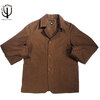 CORONA CJ002-22-06 Utility Work Coat Cotton Moleskin Brown画像