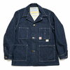 HEADLIGHT by SUGAR CANE 10oz. BLUE DENIM WW II WORK COAT HD15234画像