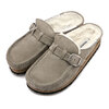 BIRKENSTOCK Buckley Suede Shearling Stone Coin LAF 1023368画像