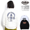 CUTRATE × VENICE8 COFFEE HOUSE CAFE DOG DROPSHOULDER L/S T-SHIRT CR-22AW007画像