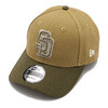 NEW ERA 9FORTY MLB 2-Tone サンディエゴ・パドレス カーキ モスバイザー 13328300画像