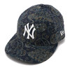 NEW ERA LP 59FIFTY Paisley ペイズリー コーデュロイ ニューヨーク・ヤンキース ネイビー 13327755画像