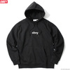 OBEY LOWER CASE HOOD (BLACK) OBY22H01画像