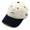 NEW ERA 9TWENTY Melton メルトン スクリプトロゴ アイボリー ネイビーバイザー 13328478画像