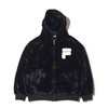 FILA フルジップパーカー ブラック FL6574-08画像