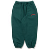 APPLEBUM Logo Oversize Sweat Pants GREEN画像