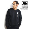 reversal MULTI LOGO BACK FLEECE CREW NECK RV22AW211画像