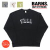 BARNS ワイド プリント クルーネック スウェット Y'ALLS BR-22431画像