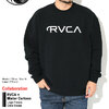 RVCA × Mister Cartoon Logo Fleece Crew Sweat BC042-150画像