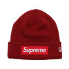 Supreme × NEW ERA 22AW Box Logo Beanie BURGUNDY画像