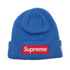 Supreme × NEW ERA 22AW Box Logo Beanie BLUE画像